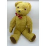 A musical Teddy bear, 38cm