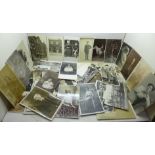 Postcards; a collection of real photograph postcards (53 no.)