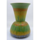 A drip ware vase, 20cm