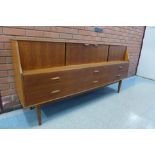 A teak sideboard