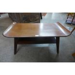 A teak coffee table