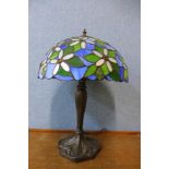 A Tiffany style table lamp