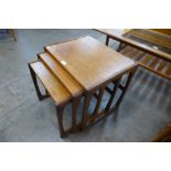 A G-Plan Quadrille teak nest of tables