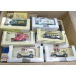 A large collection of Lledo and Days Gone model vehicles including some special editions, complete