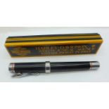 A Harley-Davidson fountain pen, with box