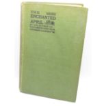 Elizabeth Von Arnim; The Enchanted April, 1923 reprint, published by Macmillan & Co.