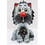 A Lorna Bailey Albert the Cat, 10cm, signed on the base