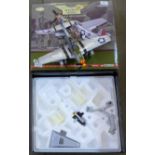 A Corgi 1:32 scale P-51D Mustang with figures, boxed