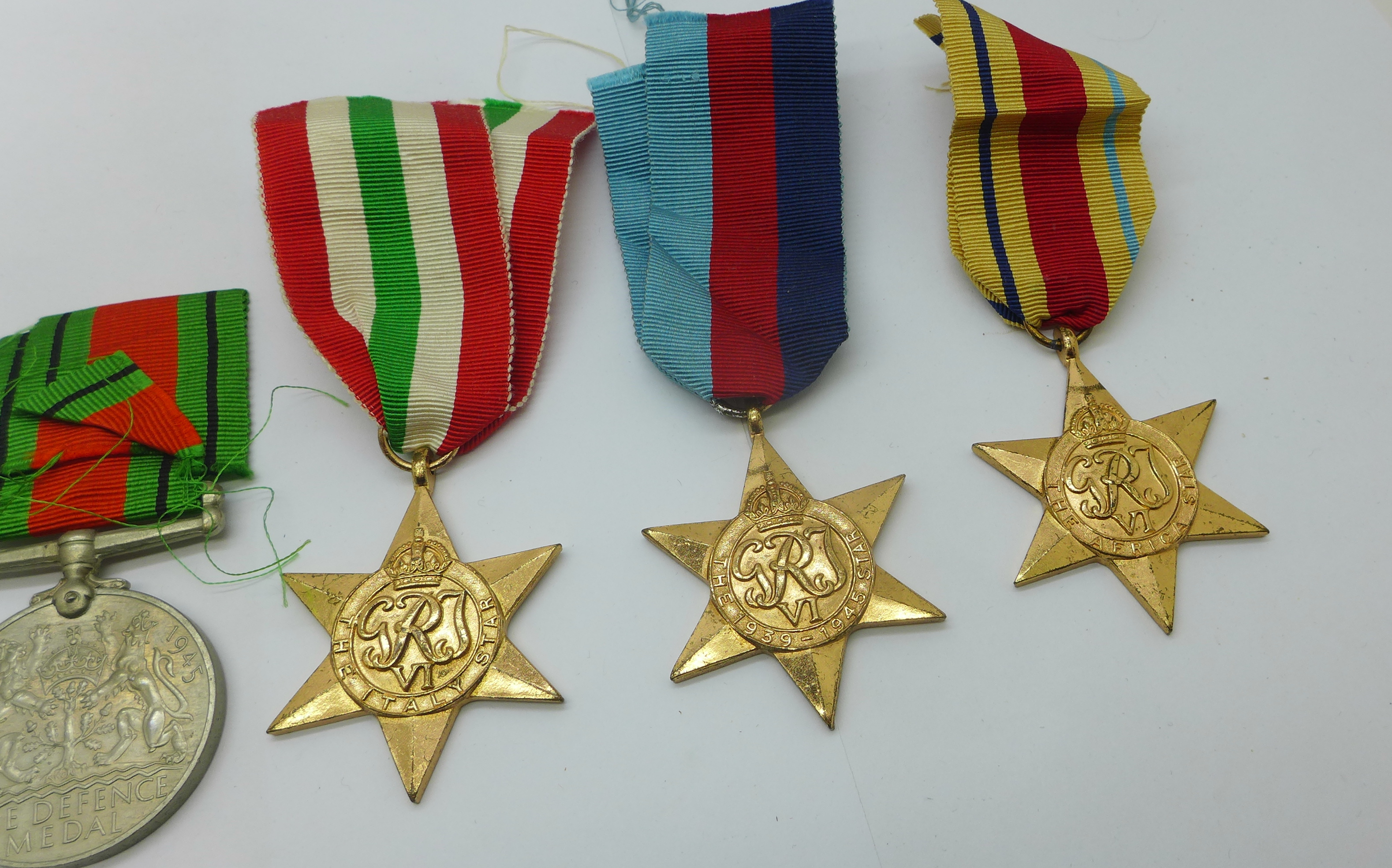 A set of six WWII medals including Africa Service Medal to 231231 D. W. O'Connor with original - Image 3 of 7