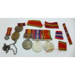 A Queen's South Africa Medal with 1902 and Cape Colony clasps to 470 Pte. G.A. Simpson A.S.C., an