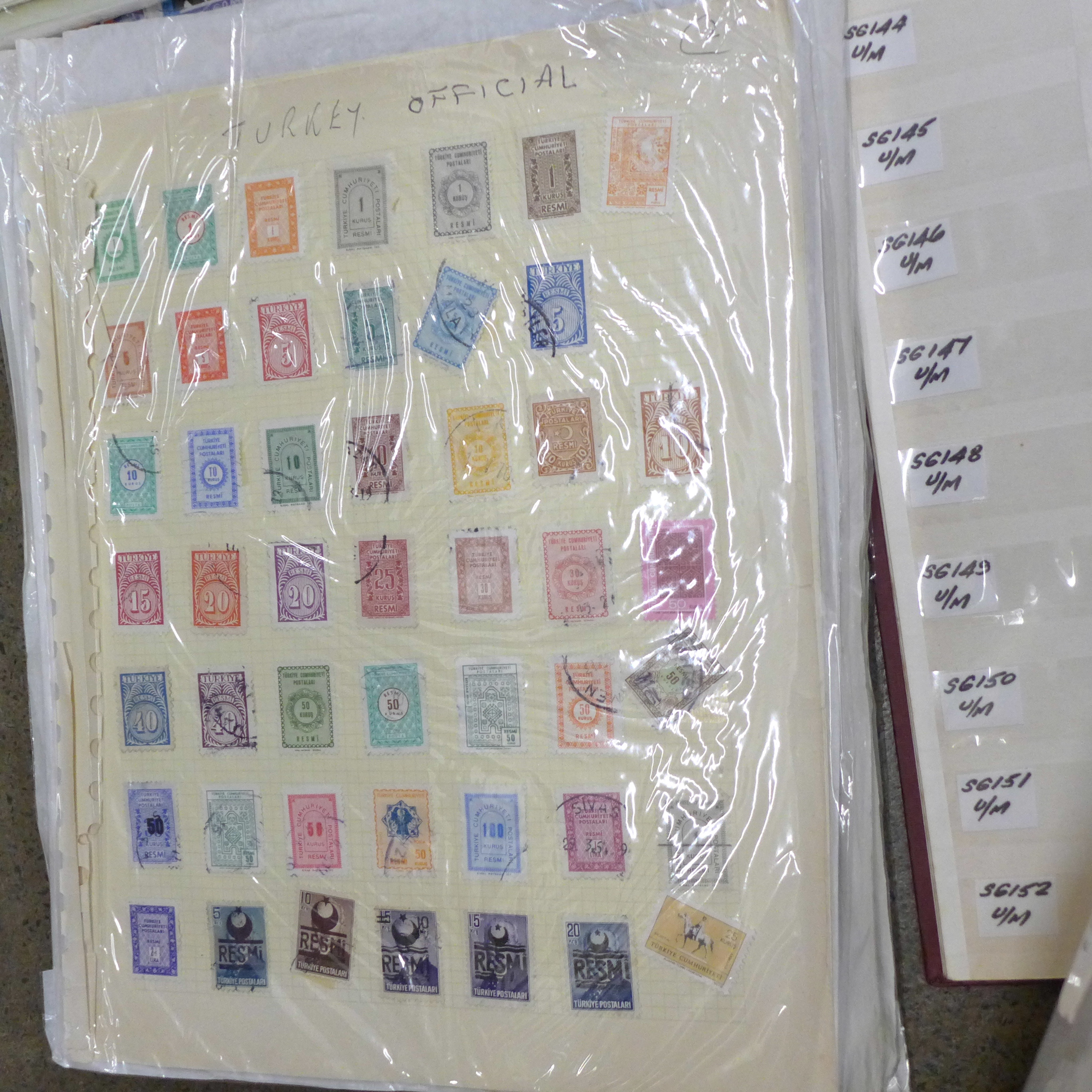 Stamps; a box of single country collections in albums and on sheets - Image 2 of 11