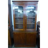 A Victorian mahogany bookcase