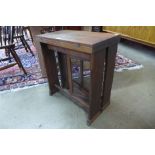 A Cotswold School walnut folding coffee table