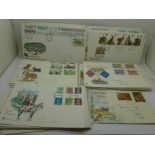 Sixty 1977 and 1978 First Day Covers