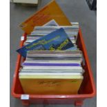 A large collection of LP records **PLEASE NOTE THIS LOT IS NOT ELIGIBLE FOR POSTING AND PACKING**