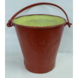 An LMS metal fire bucket