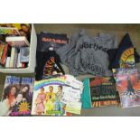 A collection of music memorabilia including tickets to Snow Patrol, Lady Gaga, Stereophonics, The