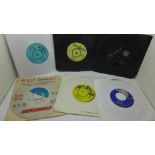 Six soul 7" vinyl records, including Soulmates, Roscoe Robinson, Otis Redding