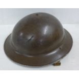 A British WWII steel Brodie helmet