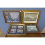 Four L.S. Lowry prints