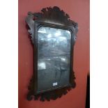 A George II mahogany framed mirror