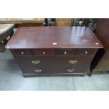 A Stag Minstrel mahogany chest of drawers