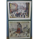 Two L.S. Lowry prints