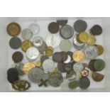 A collection of tokens, badges, coin, etc.