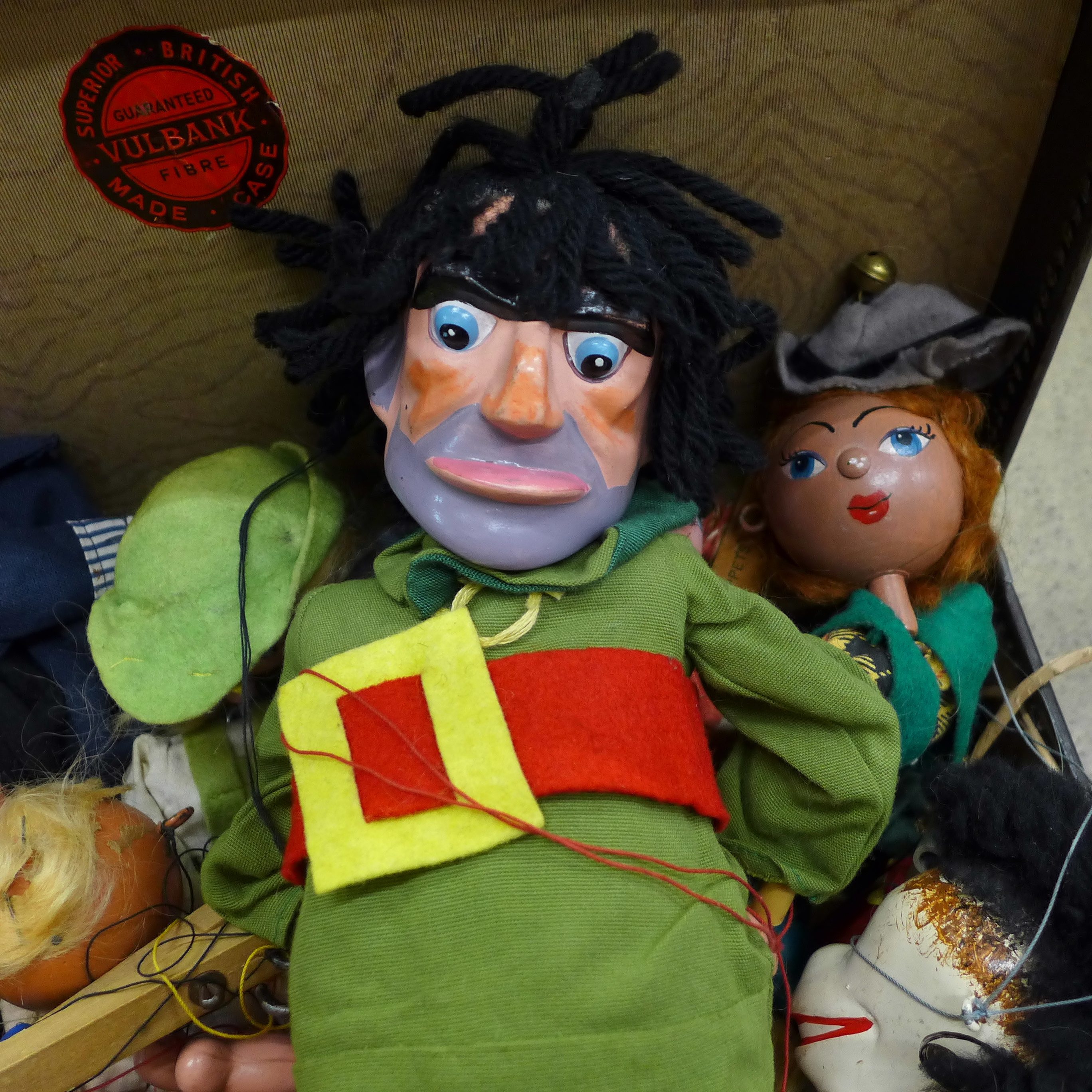 A suitcase containing a collection of fourteen Pelham puppets - Image 3 of 3