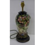 A Moorcroft table lamp