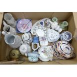 Victorian Ironstone and china, etc. **PLEASE NOTE THIS LOT IS NOT ELIGIBLE FOR POSTING AND PACKING**