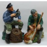 Two Royal Doulton figures; The Lobster Man and The Master
