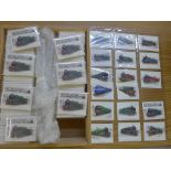 100 Sets of British Steam Locomotives collectors cards