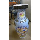 A Chinese hand painted vase