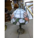 A Tiffany style table lamp