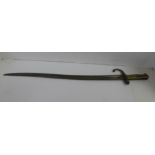 A French Chassepot sword bayonet