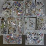 Stamps; large quantity of off paper GB stamps