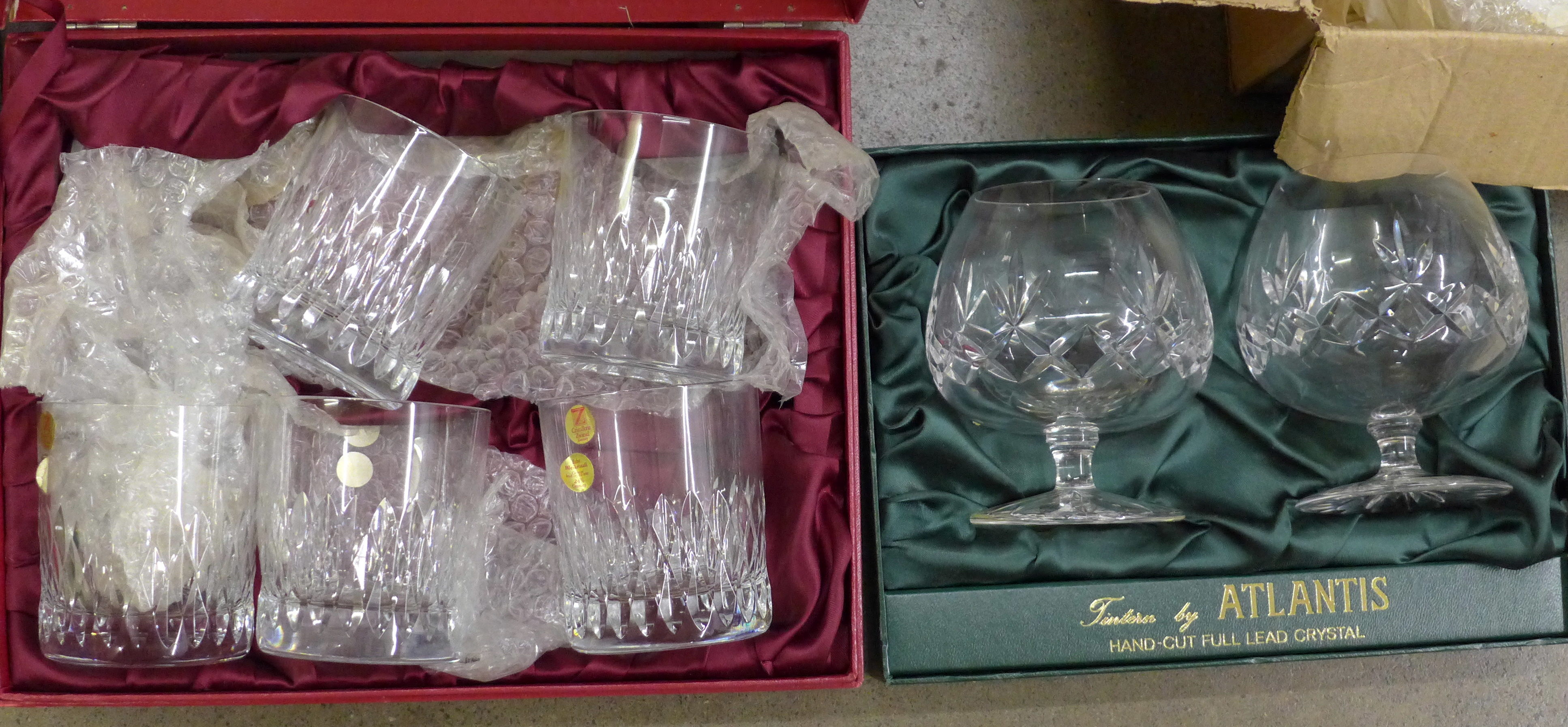 A large collection of glassware including lead crystal, some boxed **PLEASE NOTE THIS LOT IS NOT - Bild 3 aus 6