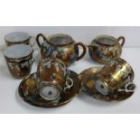 A Japanese tea set **PLEASE NOTE THIS LOT IS NOT ELIGIBLE FOR POSTING AND PACKING**