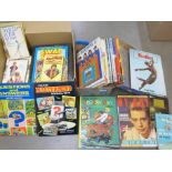 A collection of annuals and other books including Blue Peter **PLEASE NOTE THIS LOT IS NOT