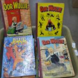 A box of Oor Wullie, Dandy and Broons annuals, etc. **PLEASE NOTE THIS LOT IS NOT ELIGIBLE FOR