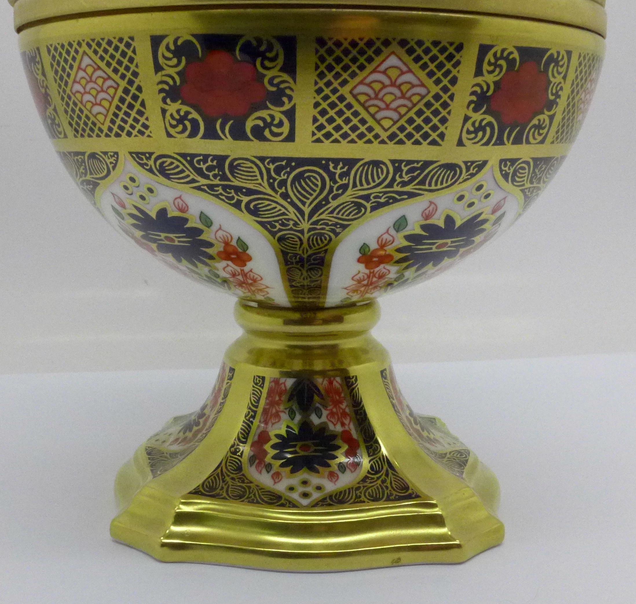 A Royal Crown Derby Millennium Globe Clock, 170 of 1000, signed by Louise Adams and F J Sinclair, - Image 5 of 11