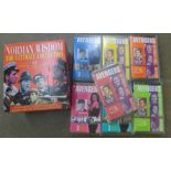 Avengers (TV Series) video cassettes and boxed set of Norman Wisdom video cassettes (12 films)