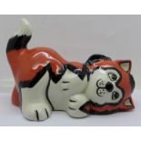 A Lorna Bailey Tilly the Cat, (June 2003), signed on the base, 11cm