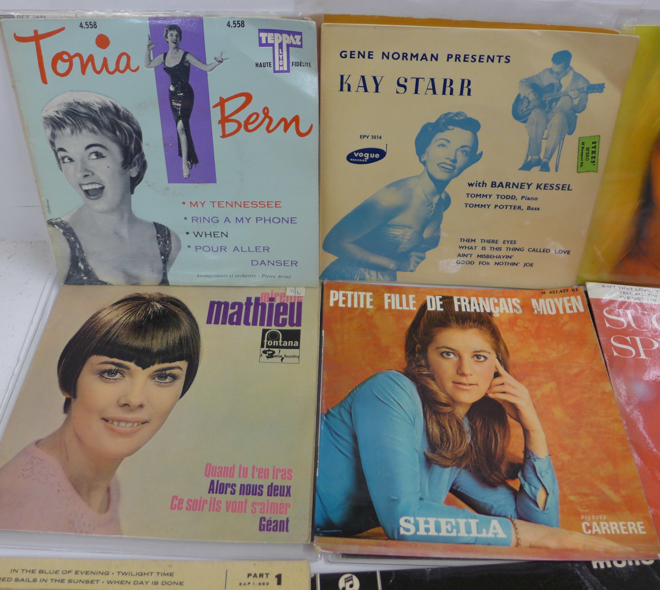 Thirteen 1960's EP's, female artists with picture sleeves including Marianne Faithful - Image 2 of 2