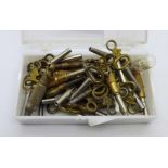 Twenty nine pocket watch keys