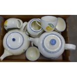 A Poole pottery tea set **PLEASE NOTE THIS LOT IS NOT ELIGIBLE FOR POSTING AND PACKING**