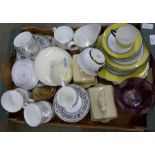 A collection of china including Royal Worcester, Susie Cooper, Foley **PLEASE NOTE THIS LOT IS NOT