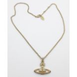 A Vivienne Westwood necklace, (pendant worn)