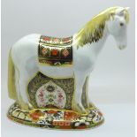A Royal Crown Derby paperweight, Sinclairs Appleby Mare, 562 of 1500, boxed, with certificate and